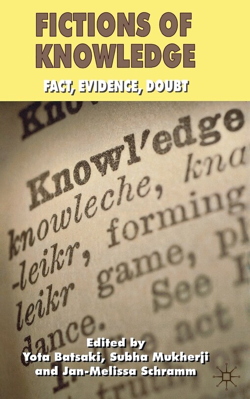 Front cover_Fictions of Knowledge