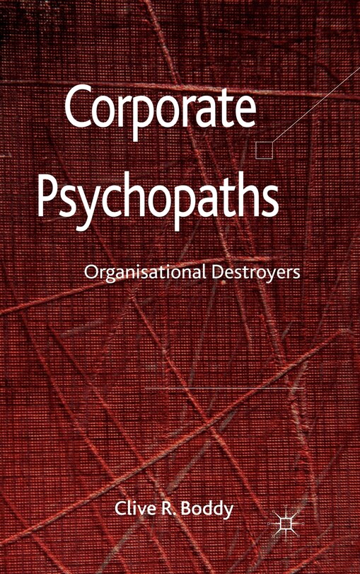 Front cover_Corporate Psychopaths