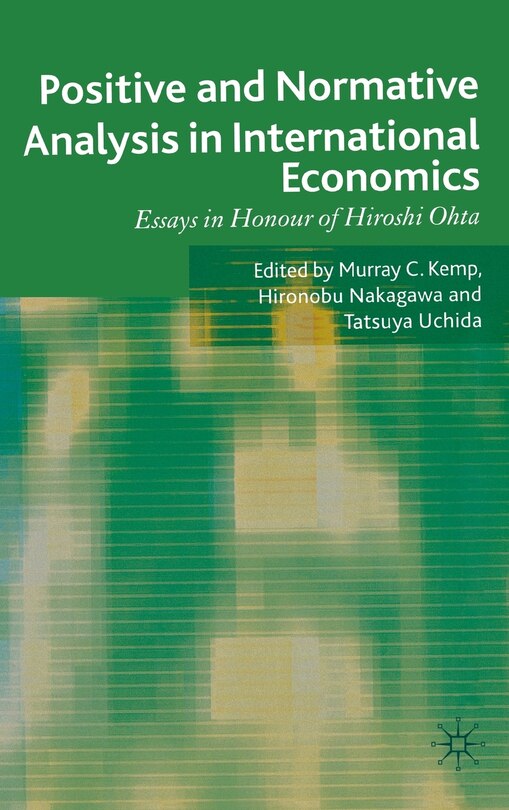 Couverture_Positive and Normative Analysis in International Economics
