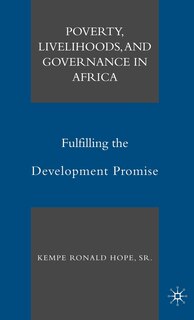 Couverture_Poverty, Livelihoods, And Governance In Africa