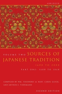 Front cover_Sources of Japanese Tradition, Abridged