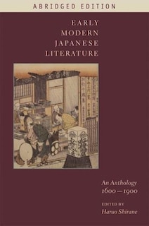 Front cover_Early Modern Japanese Literature