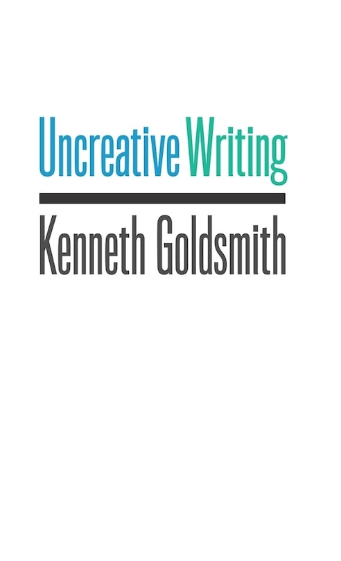 Front cover_Uncreative Writing