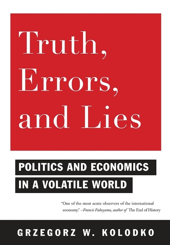 Couverture_Truth, Errors, and Lies