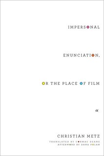 Couverture_Impersonal Enunciation, or the Place of Film