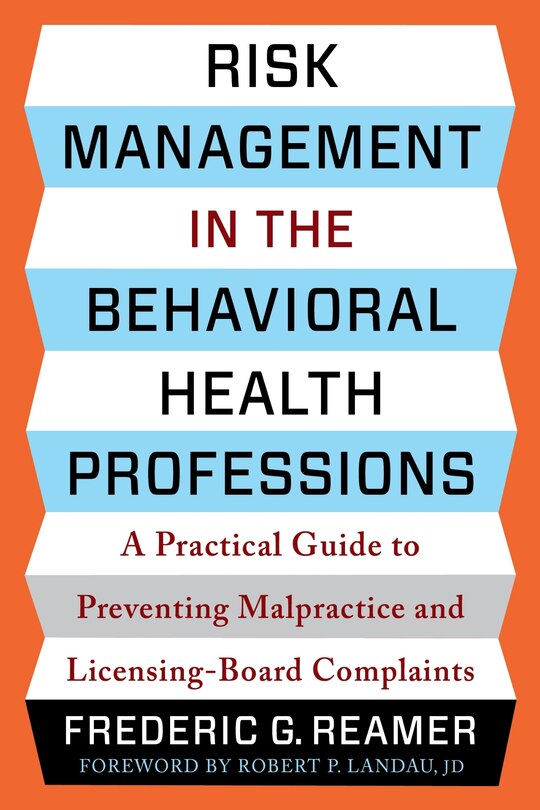 Front cover_Risk Management in the Behavioral Health Professions