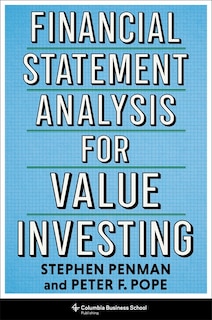 Front cover_Financial Statement Analysis for Value Investing