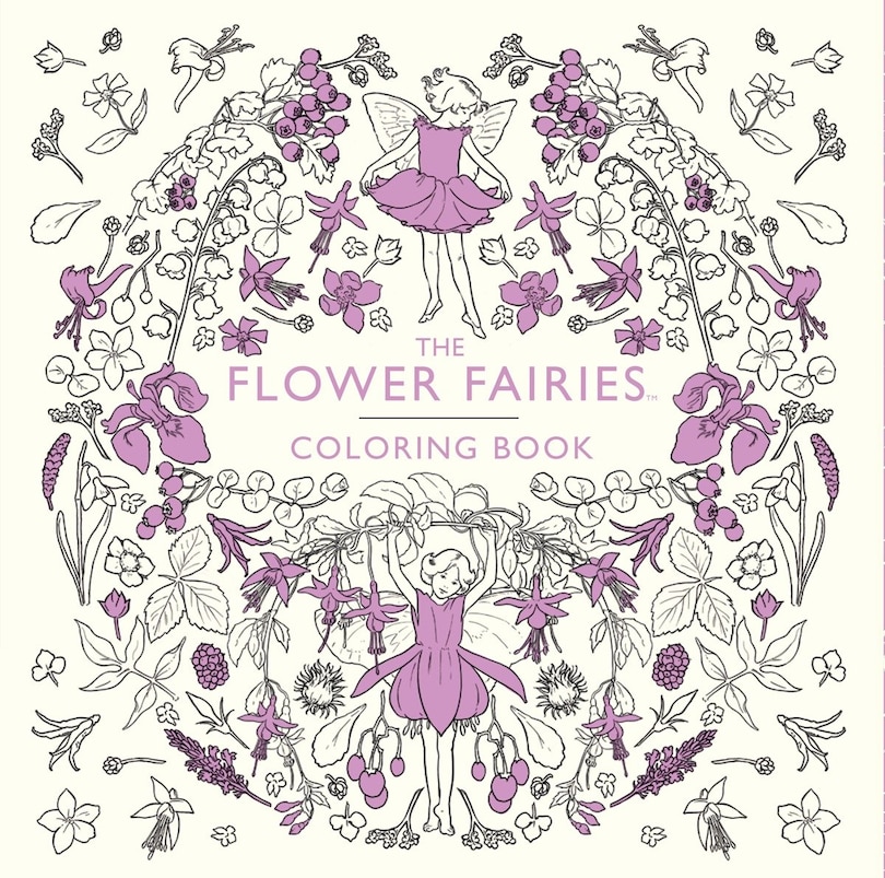 Front cover_The Flower Fairies Coloring Book