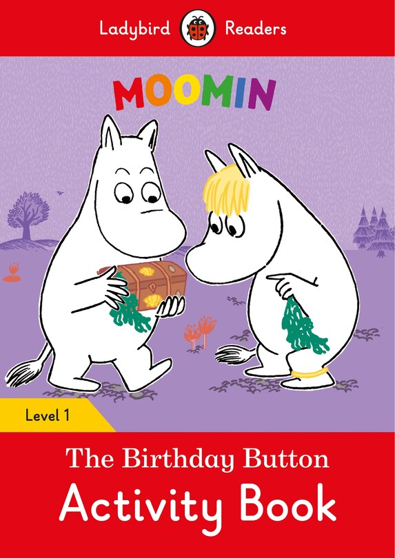 Front cover_Moomin: The Birthday Button Activity Book - Ladybird Readers Level 1