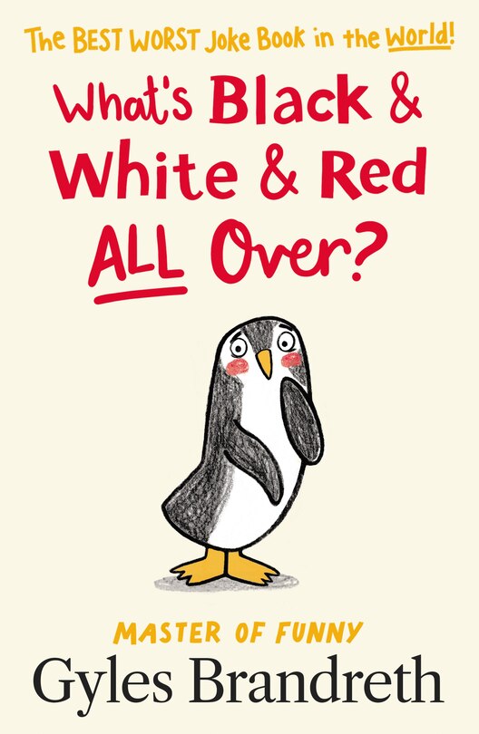 Front cover_What's Black And White And Red All Over?