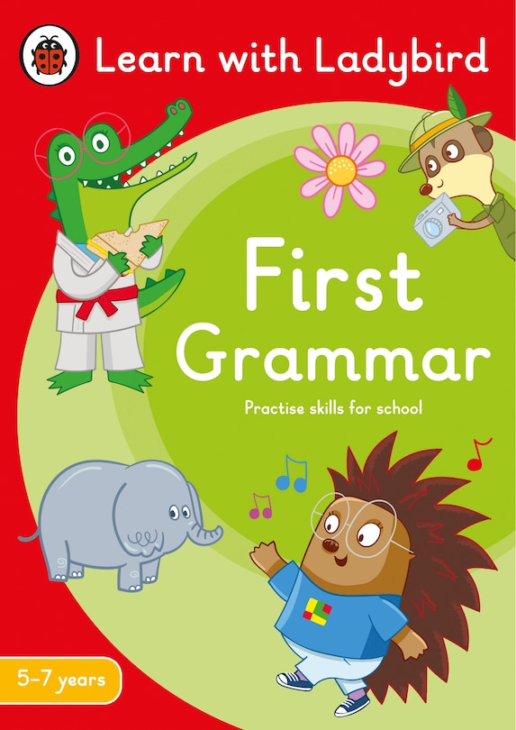 Front cover_First Grammar: A Learn With Ladybird Activity Book 5-7 Years