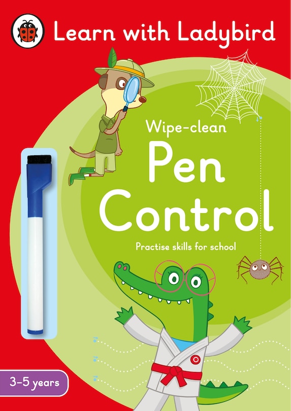 Couverture_Pen Control: A Learn With Ladybird Wipe-clean Activity Book 3-5 Years