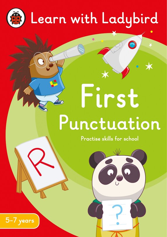 Front cover_First Punctuation: A Learn With Ladybird Activity Book 5-7 Years