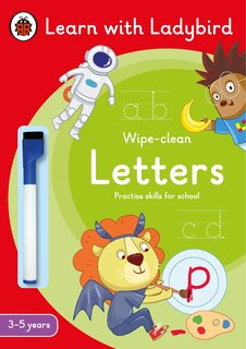 Front cover_Letters: A Learn With Ladybird Wipe-clean Activity Book 3-5 Years