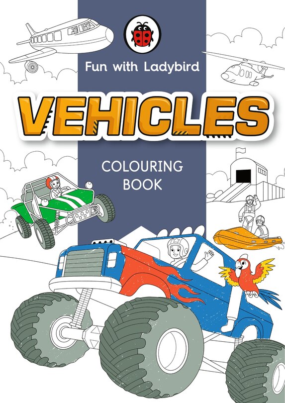 Front cover_Fun With Ladybird: Colouring Book: Vehicles