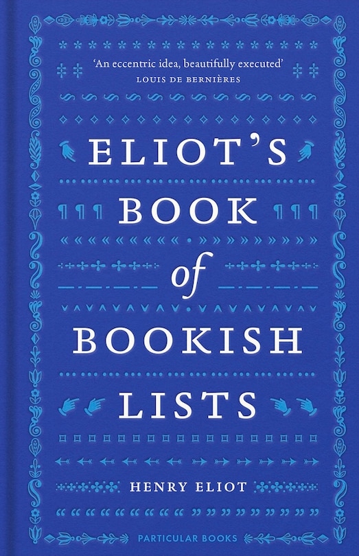 Front cover_Eliot's Book of Bookish Lists