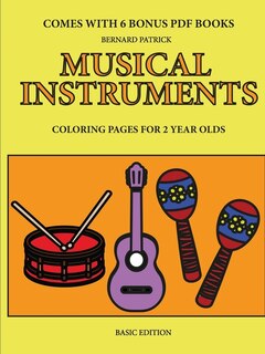 Couverture_Coloring Pages for 2 Year Olds (Musical Instruments)