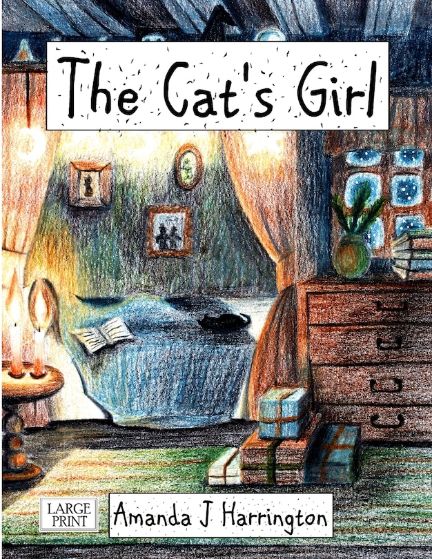 Front cover_The Cat's Girl Large Print