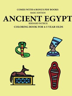 Front cover_Coloring Book for 4-5 Year Olds (Ancient Egypt)