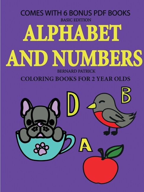 Front cover_Coloring Books for 2 Year Olds (Alphabet and Numbers)