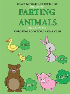 Front cover_Coloring Book for 7+ Year Olds (Farting Animals)