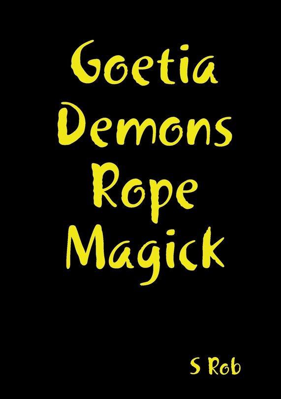 Couverture_Goetia Demons Rope Magick