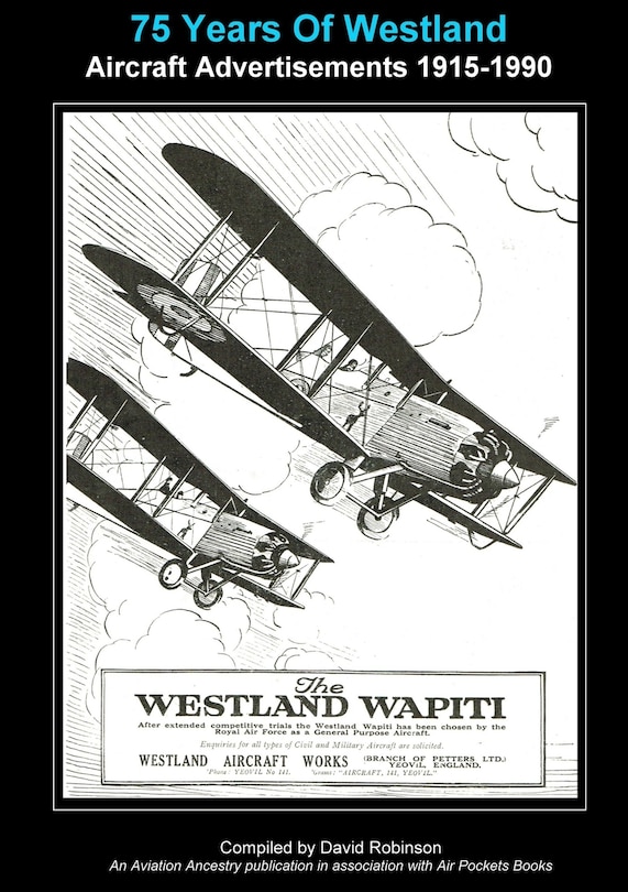 Front cover_75 Years Of Westland Aviation Advertisements 1915-1990