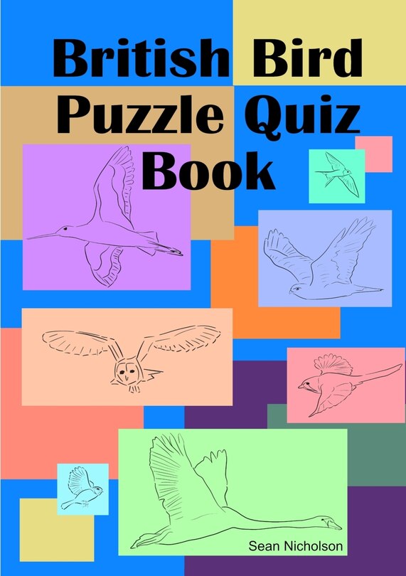 Front cover_British Bird Puzzle Quiz Book