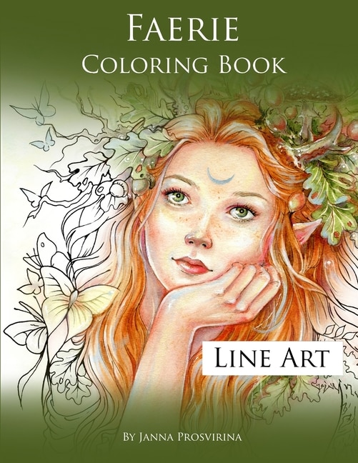 Front cover_Faerie Coloring Book