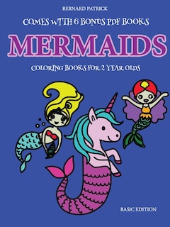 Front cover_Coloring Books for 2 Year Olds (Mermaids)