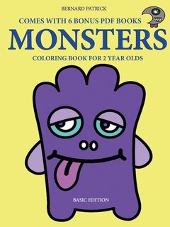 Front cover_Coloring Book for 2 Year Olds (Monsters)