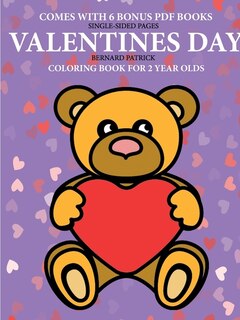 Front cover_Coloring Books for 2 Year Olds (Valentines Day)