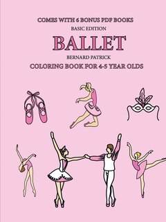 Front cover_Coloring Book for 4-5 Year Olds (Ballet)