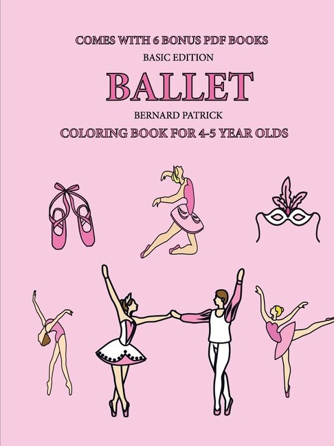 Front cover_Coloring Book for 4-5 Year Olds (Ballet)