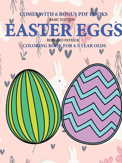 Front cover_Coloring Book for 4-5 Year Olds (Easter Eggs)