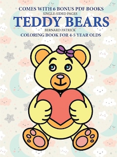 Front cover_Coloring Book for 4-5 Year Olds (Teddy Bears)