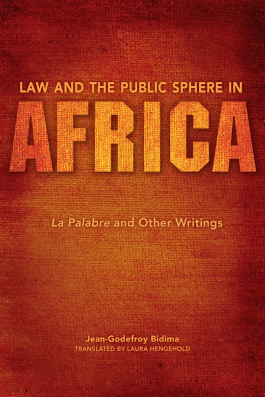 Front cover_Law And The Public Sphere In Africa