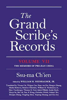 Front cover_The Grand Scribe's Records, Volume Vii