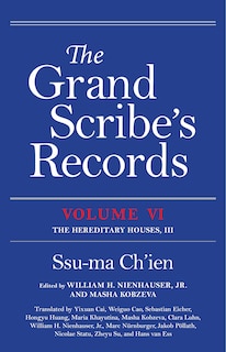 Front cover_The Grand Scribe's Records, Volume VI