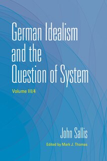 Front cover_German Idealism and the Question of System