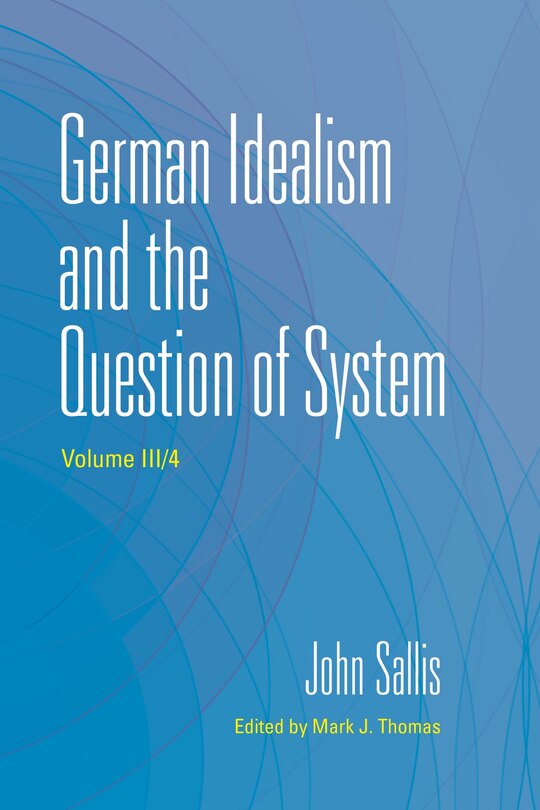 Front cover_German Idealism and the Question of System
