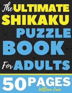 Front cover_Large Print 20*20 Shikaku Puzzle Book For Adults Brain Game For Relaxation