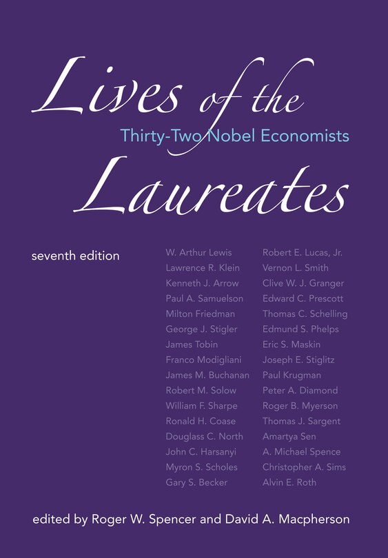 Couverture_Lives Of The Laureates, Seventh Edition
