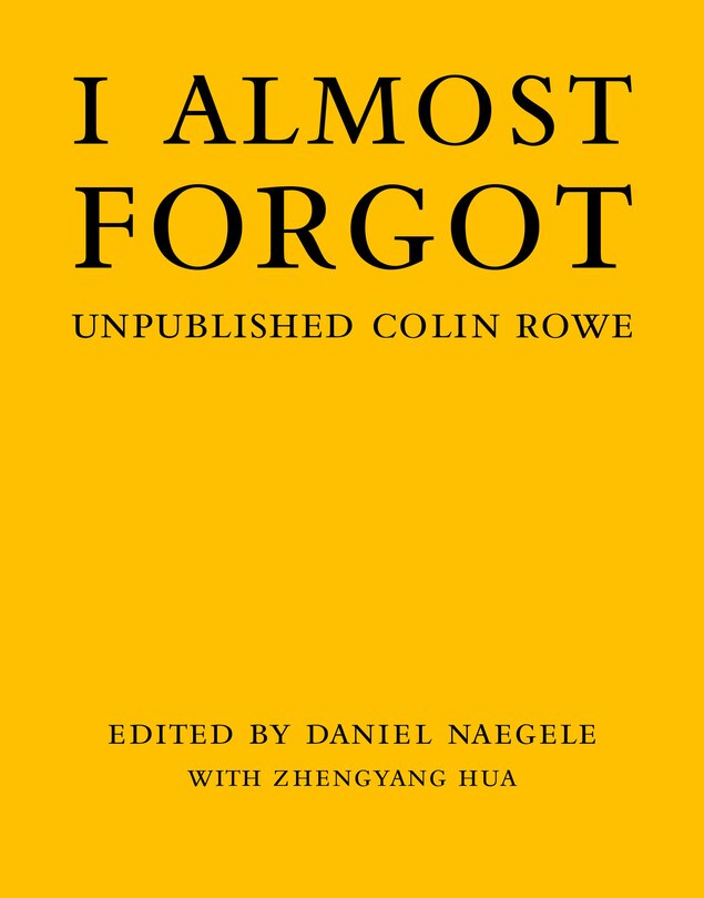 Front cover_I Almost Forgot