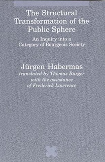 Front cover_The Structural Transformation of the Public Sphere