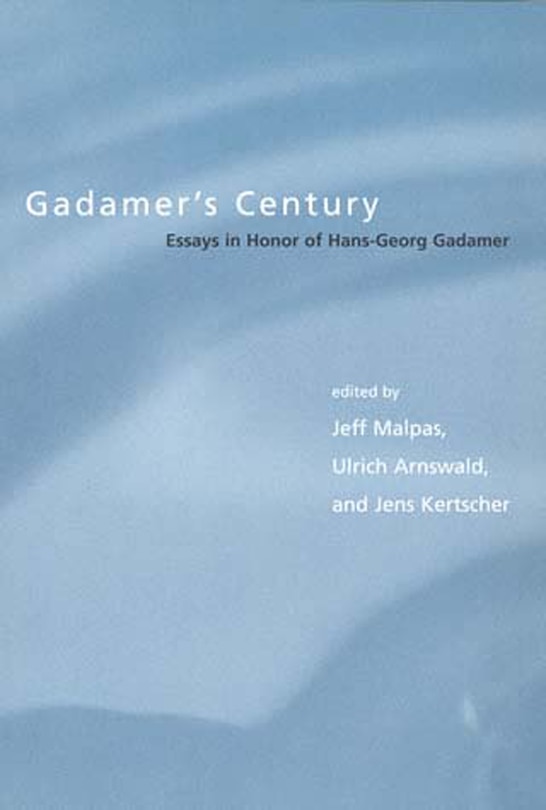 Front cover_Gadamer's Century