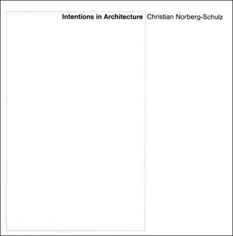 Front cover_Intentions in Architecture
