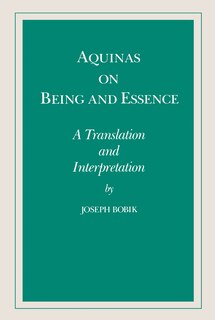 Front cover_Aquinas On Being And Essence