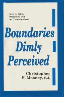 Couverture_Boundaries Dimly Perceived