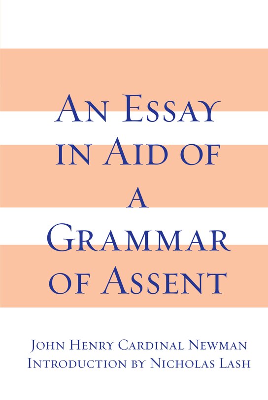 Couverture_Essay in Aid of A Grammar of Assent, An